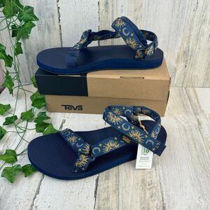 Teva Women's ORIGINAL UNIVERSAL Sandlas Navy/Yellow #1003987 Size:10